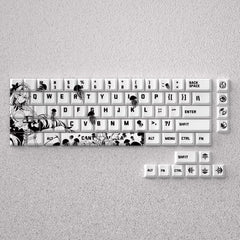 Wuthering Waves series, Cantarella theme, original high PBT material compatible MX switch mechanical keyboard, anime game theme set keycaps, mechanical keyboard replacement keycap set