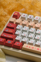 Crayon Shin chan Theme Design Set Keycaps custom set personalized keycap series, PBT material, compatible with 61/64/68/75/84/87/104 mechanical keyboard keycap set