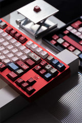 Monument Valley, ANCORE LIGHT themed personalized keycap set, soft gloss metallic pink factory high sublimation process keycaps, fully supplemented
