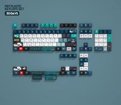 Arknights series,Dusk theme, custom set personalized keycap series, PBT material, compatible with 61/64/68/75/84/87/104 mechanical keyboard keycap set