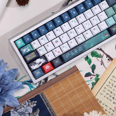 Arknights series,Dusk theme, custom set personalized keycap series, PBT material, compatible with 61/64/68/75/84/87/104 mechanical keyboard keycap set