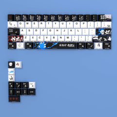 Naruto theme, Hatake Kakashi, PBT material, Sublimation craftsmanship, anime culture innovation decoration keycap set