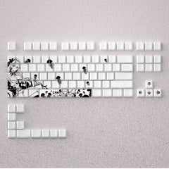 Wuthering Waves series, Cantarella theme, original high PBT material compatible MX switch mechanical keyboard, anime game theme set keycaps, mechanical keyboard replacement keycap set