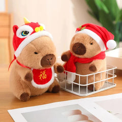 Christmas New Year Baby Capybara Plushies