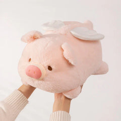 Kawaii Flying Angel Pig Plush