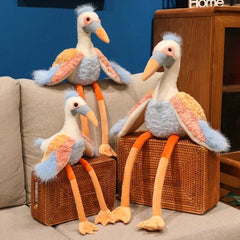 Lila the Long-legged Crane Plush