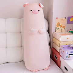 Long Snuggle Buddies Capybara Alpaca Pig Plushie