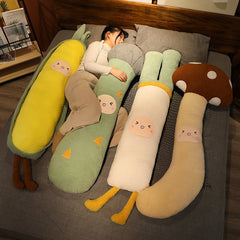 Long Snuggly Kawaii Vegetable Plushies