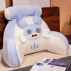 Sofi the Cute Baby Blue Hybrid Dragon Cushion Seat