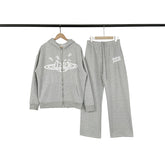 Broken Planet Puff Print Fleece Hooded Sweatsuit Set