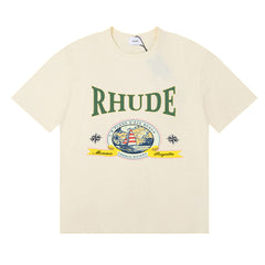 RHUDE Morocco Sailboat Vintage Graphic Tee