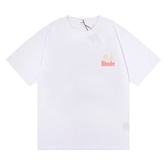 RHUDE American Vintage Graphic Printed Oversized Summer Tee