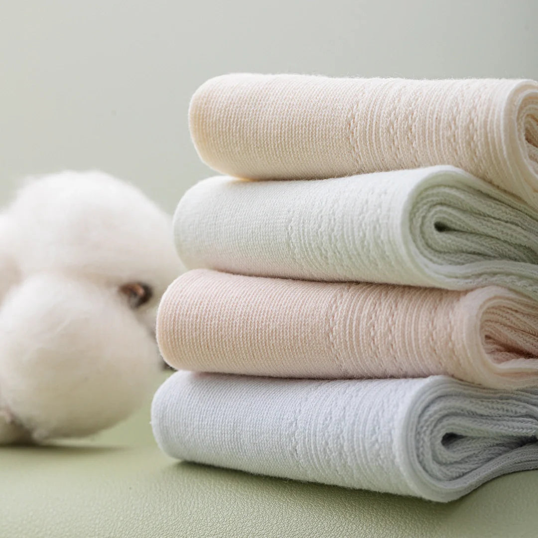 "Breezy Stretch" Ultra-Thin Mesh Quarter Socks