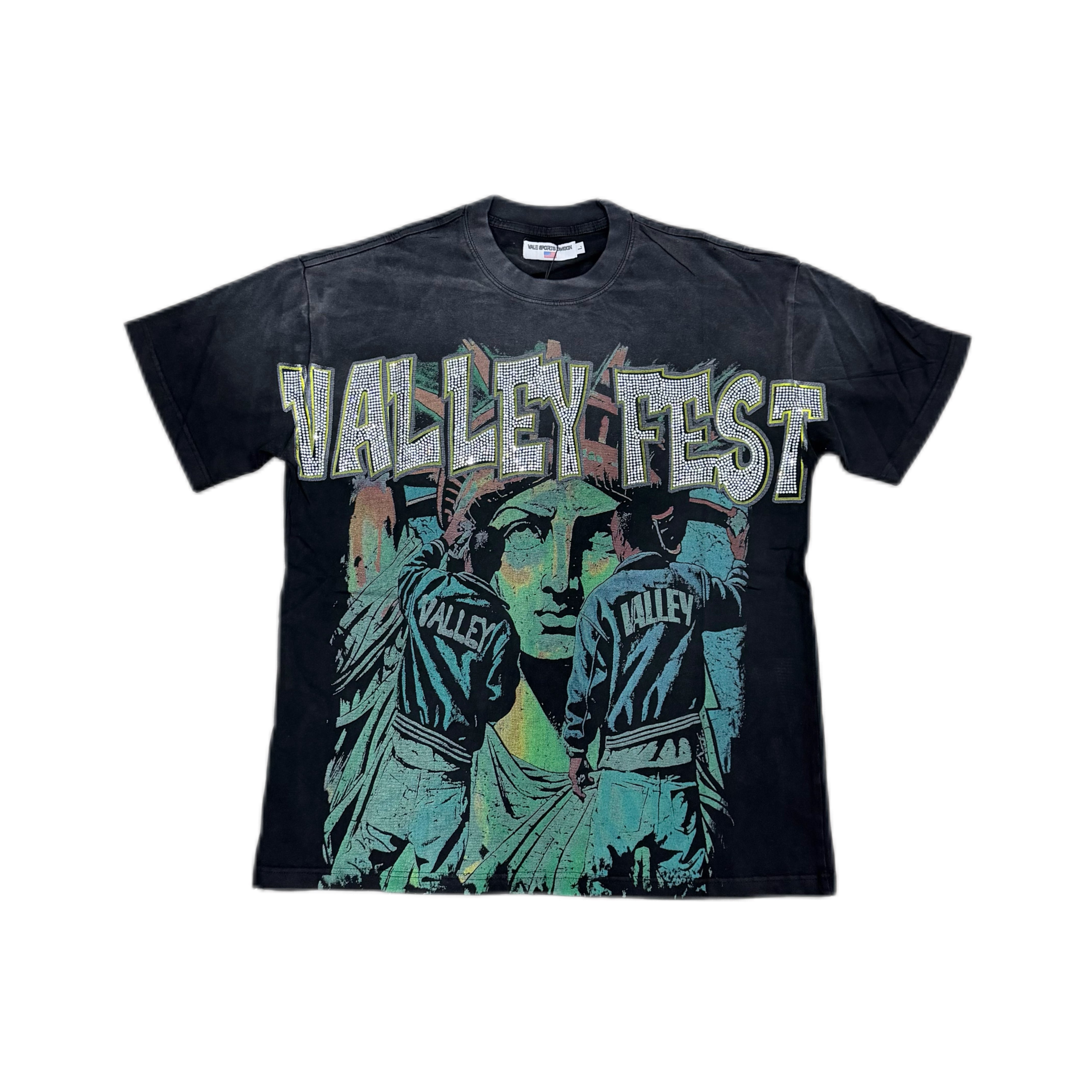 Vale Forever Bling Graffiti Tee Black