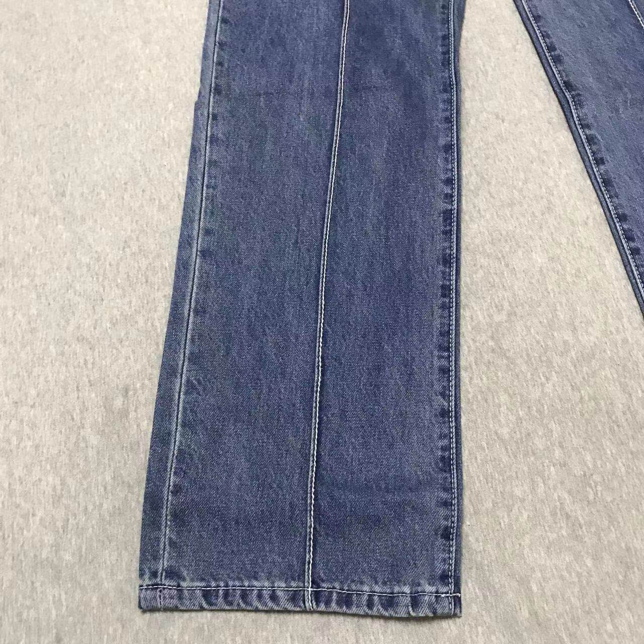 Drill Wind Devil Island Printed Gothic Denim Pants