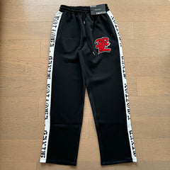 MIXED EMOTION Embroidered Side Stripe Tracksuit Set
