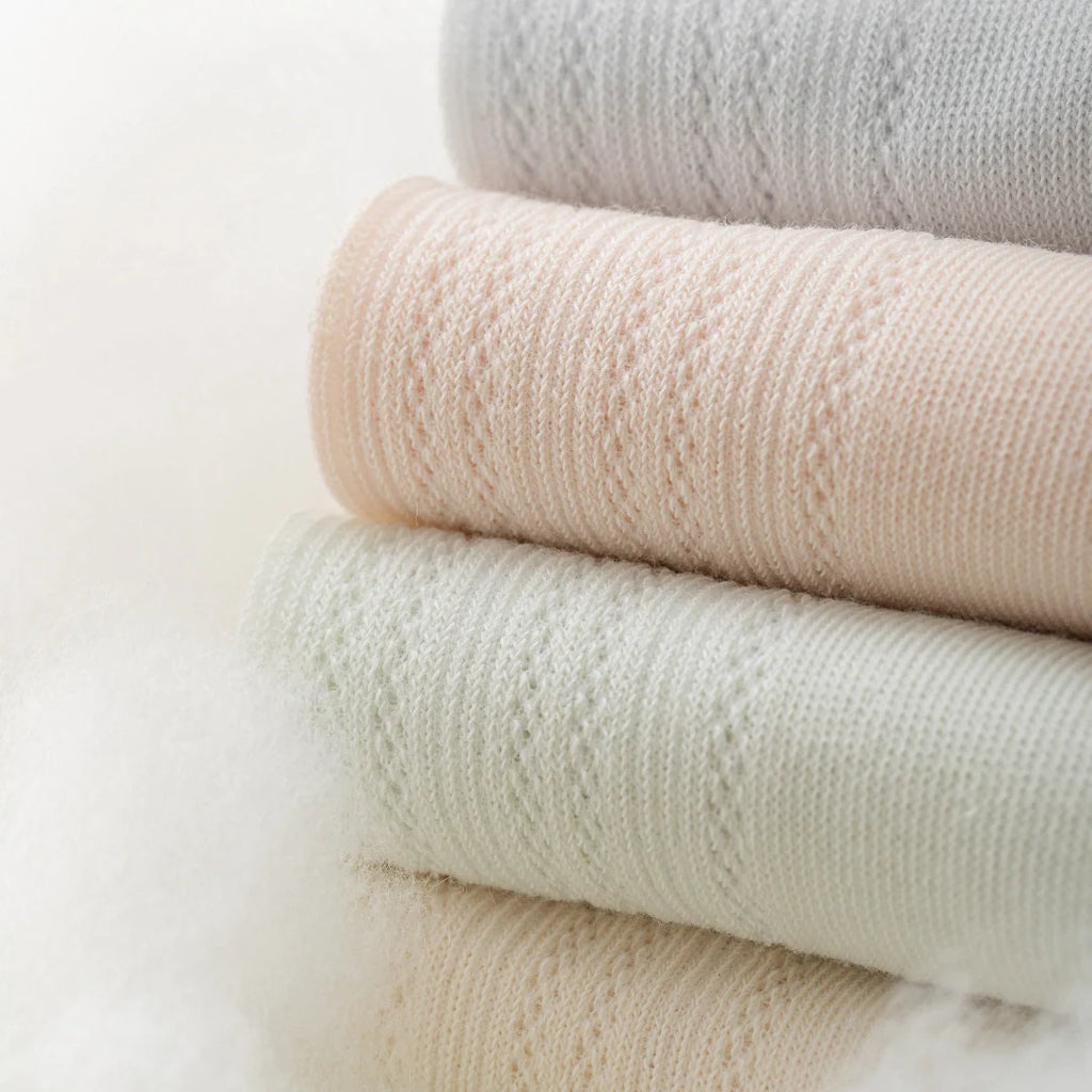 "Breezy Stretch" Ultra-Thin Mesh Quarter Socks