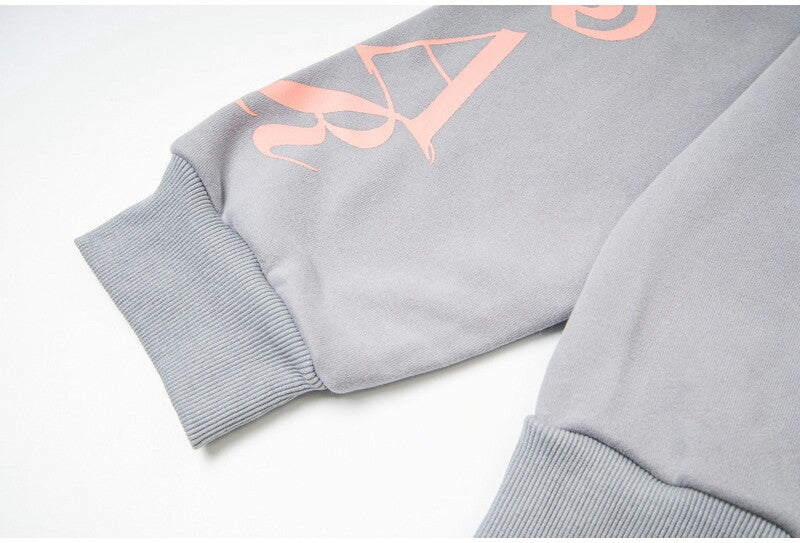 Trapstar Hip-Hop Printed Fleece Hooded Sweatshirt