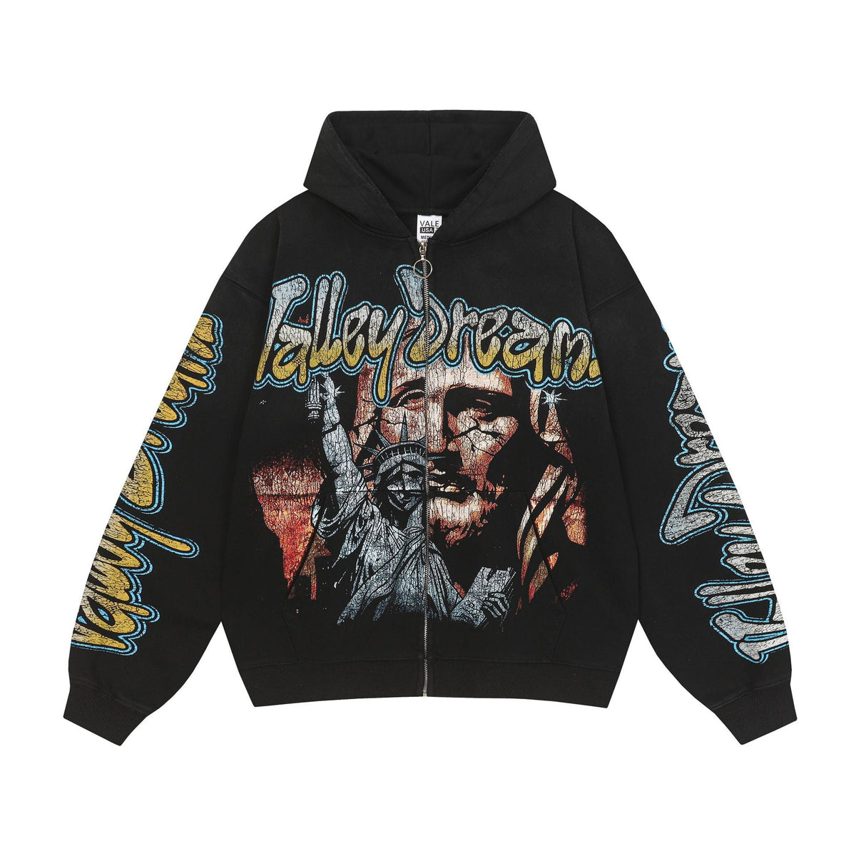 Vale Forever Midnight Graphic Sleeve Hoodie