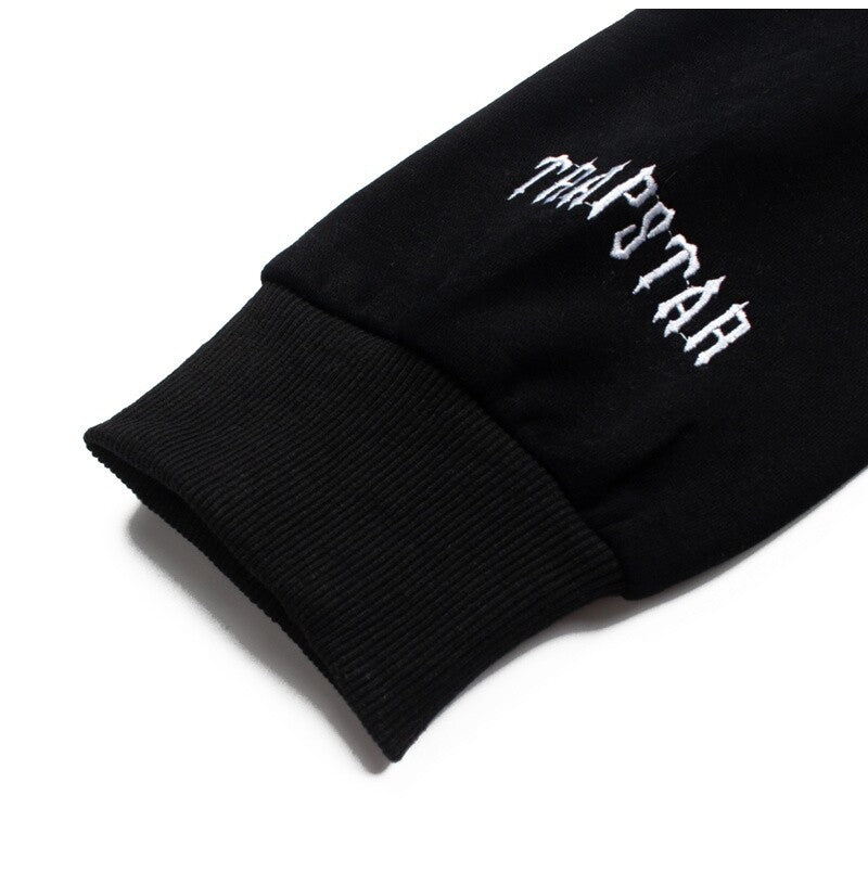 Trapstar Heavy Industry Embroidered Loose Fleece Hooded Shirt