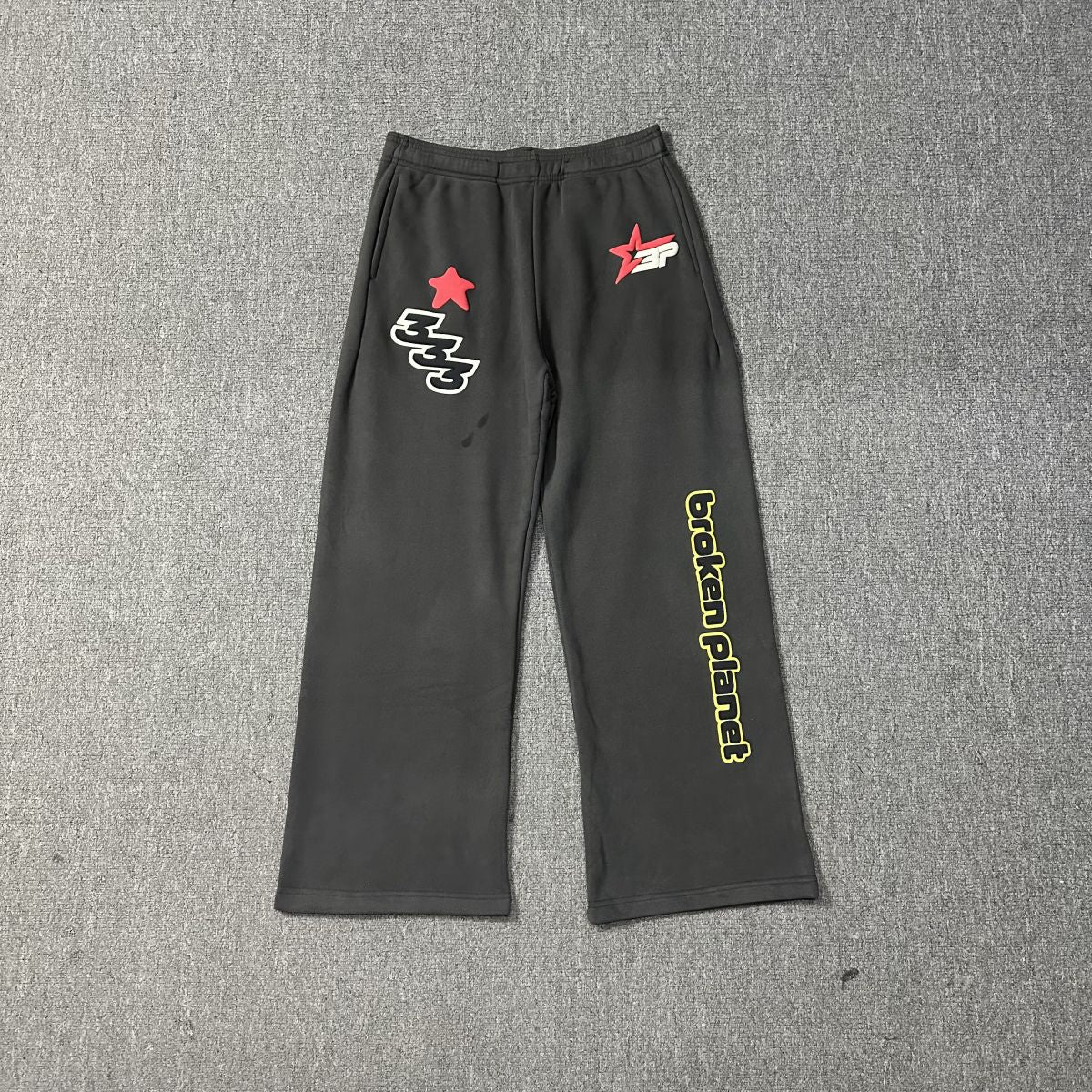 Broken Planet Puff Print Zip Hoodie Tracksuit Set