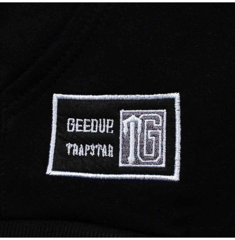 Trapstar Heavy Industry Embroidered Loose Fleece Hooded Shirt