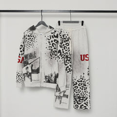 VALE VALLEY TRACKSUIT Hip-Hop Streetwear Sweatshirt Set