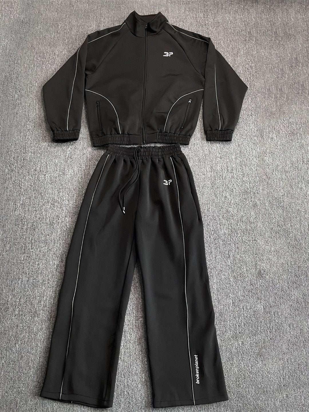 Broken Planet American Athletic Zip Hoodie Tracksuit Set