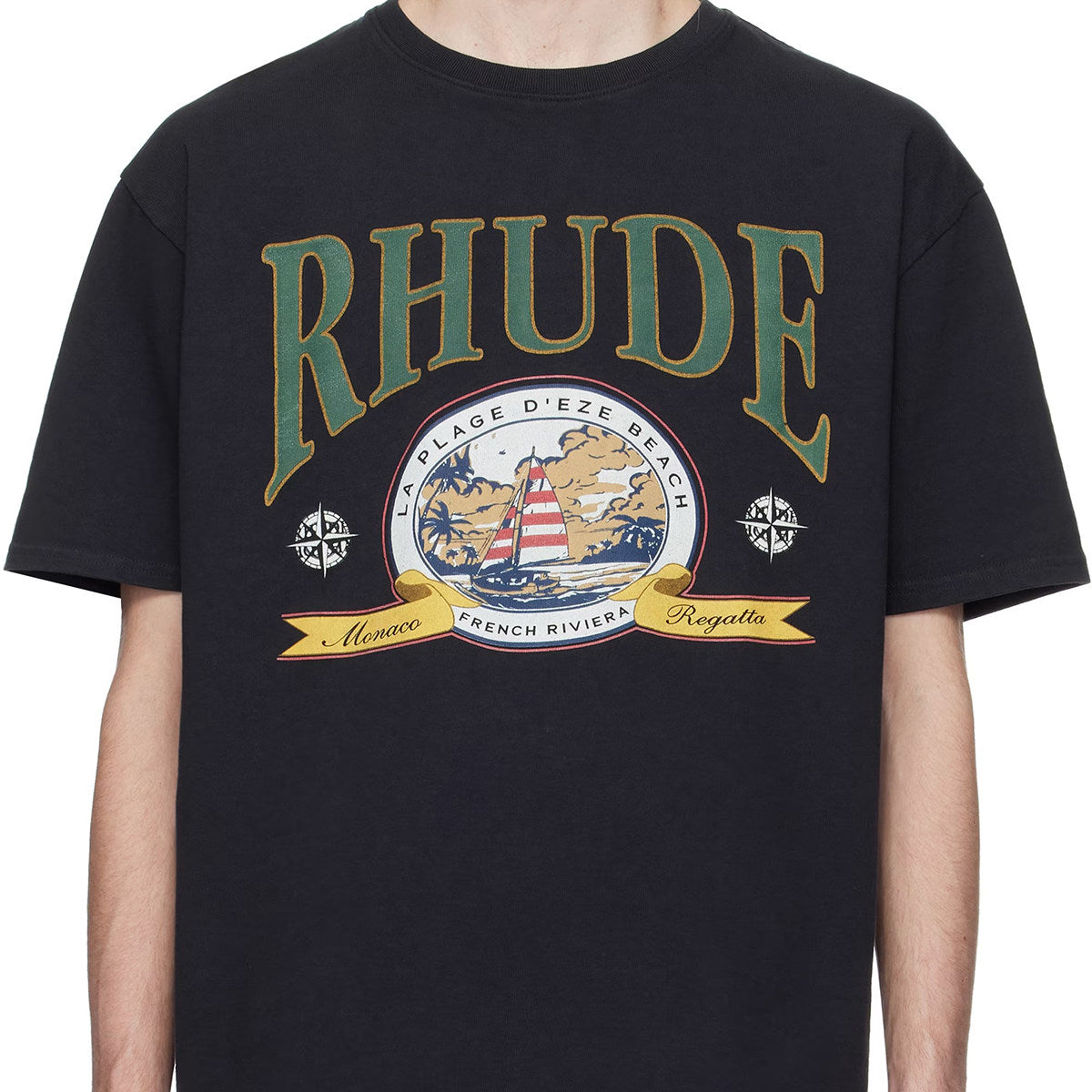 RHUDE Morocco Sailboat Vintage Graphic Tee