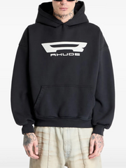 RHUDE Classic Big R Vintage Washed Boxy Hoodie