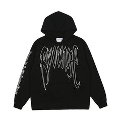 Revenge High Street Puff Print Fleece Hoodie