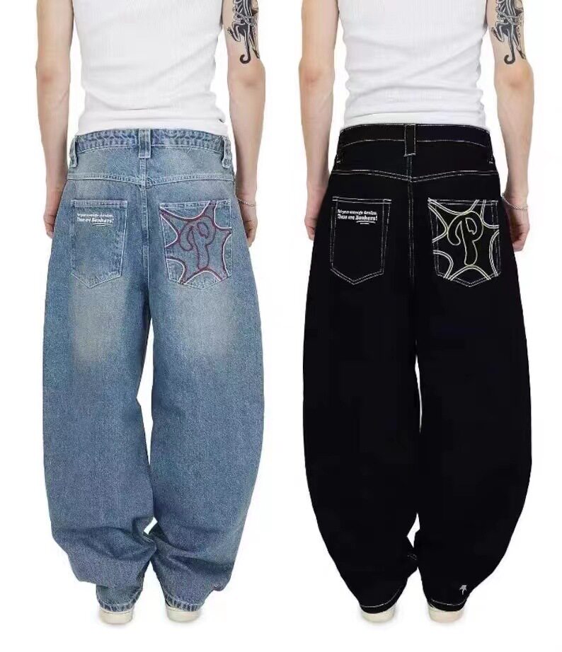 Y2k Jeans Hip Hop Harajuku Goth Baggy Denim Pants