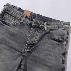 Ksubi Men Knee Distressed Slim Denim Jeans