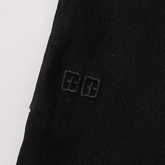 Ksubi Matte Black White Star Denim Slim Jeans