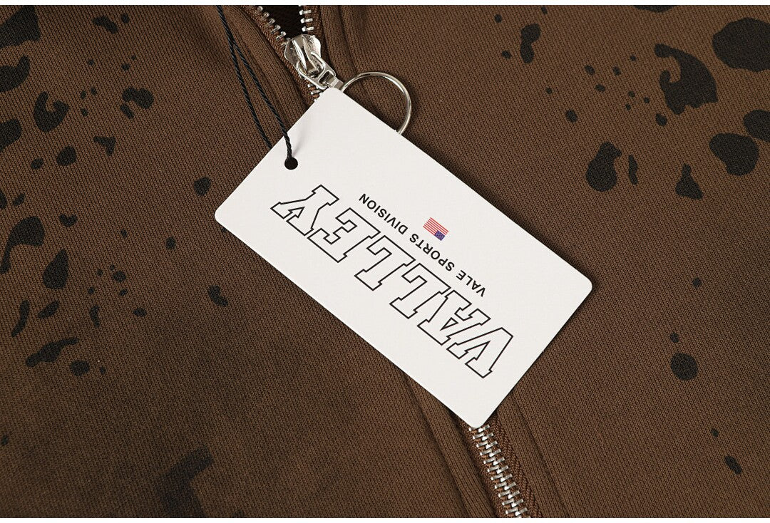VALE VALLEY TRACKSUIT Hip-Hop Streetwear Sweatshirt Set