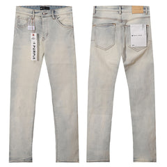 Purple Brand Men Slim Dirt Tint Denim Jeans