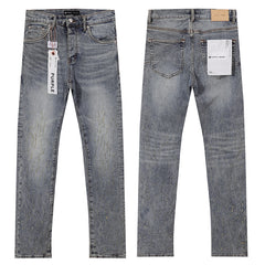 Purple Brand Men Slim Fit Textured Denim Jeans