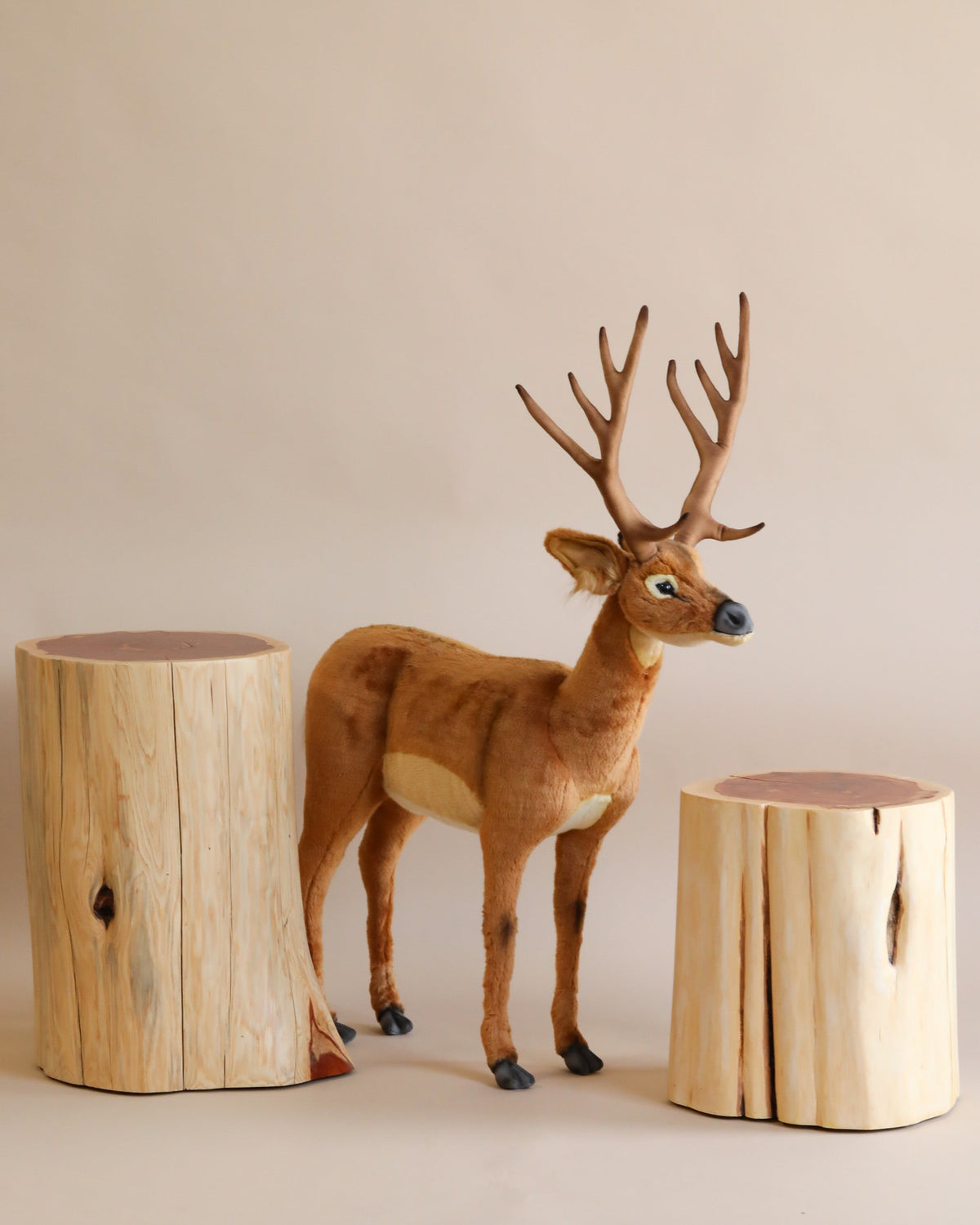 Large Deer Stuffed Animal - Male - Final Sale