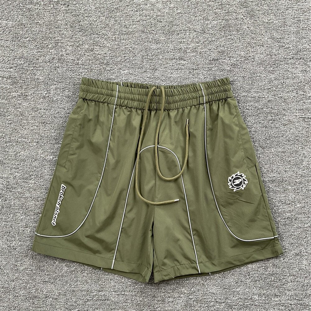 Broken Planet 3M Reflective Embroidered Casual Shorts