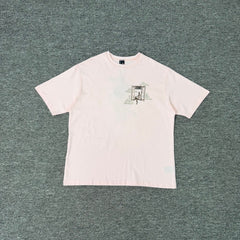 Derschutze Retro Architecture Embroidered Cotton Tee