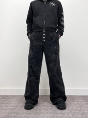 Knives Washed Jeans - Straight and Wide Leg Denim Pants