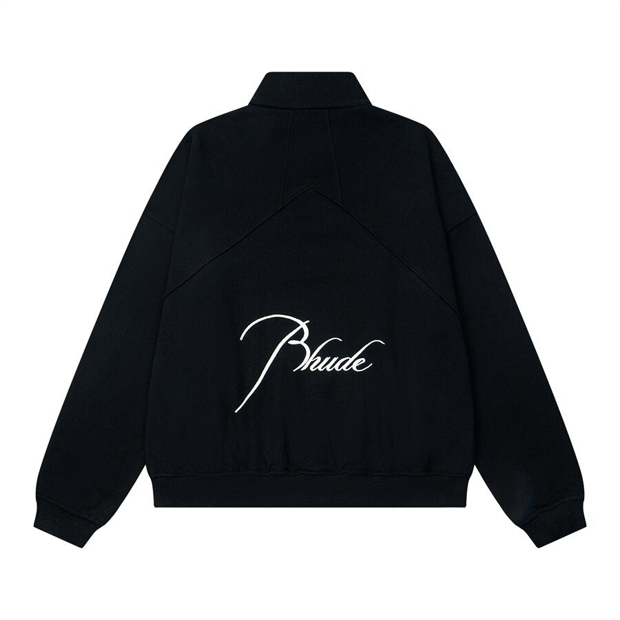 Rhude Half-zip oversized casual hoodie