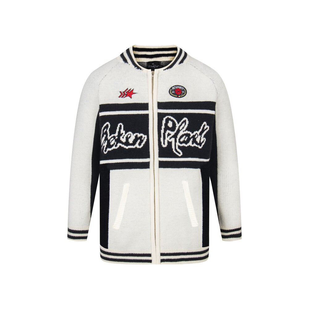 Broken Planet Zip Up Knit Cardigan Jacket