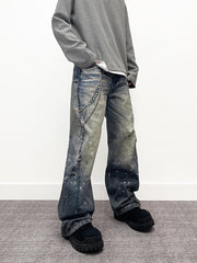 A knife-style inkblot wash for dirty jeans