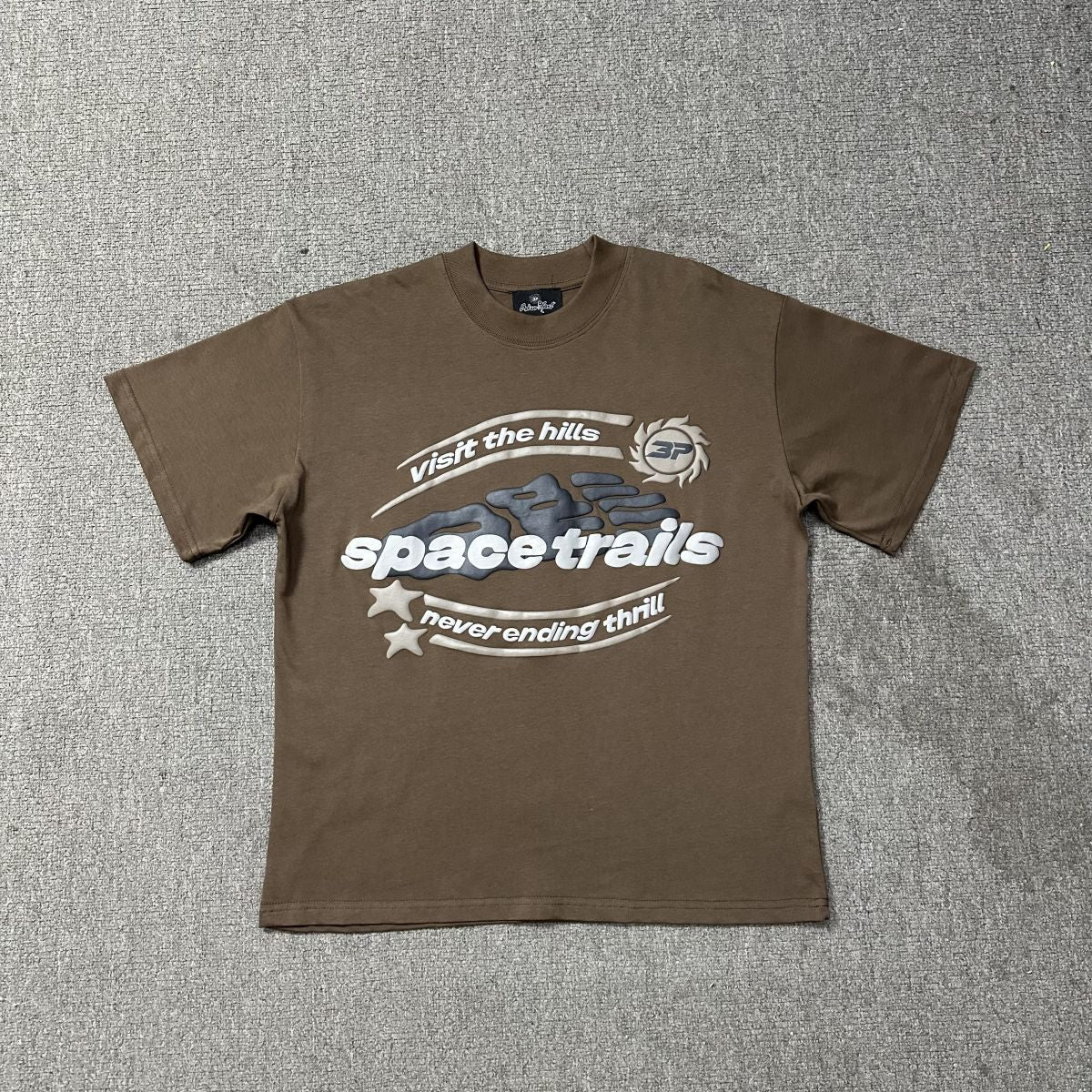 Broken Planet Space Walk Puff Print Cotton Tee