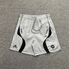 Broken Planet Embroidered Color Block Sports Shorts