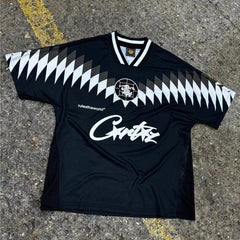 Corteiz Devil Island Club Club Color-Contrast T-Shirt