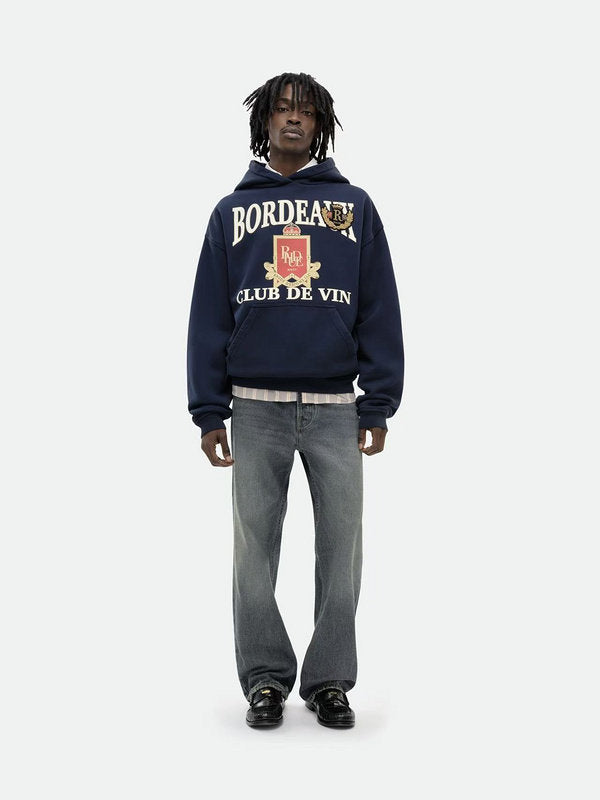 Rhude Logo Printed Fall/Winter Hooded Sweatshirt