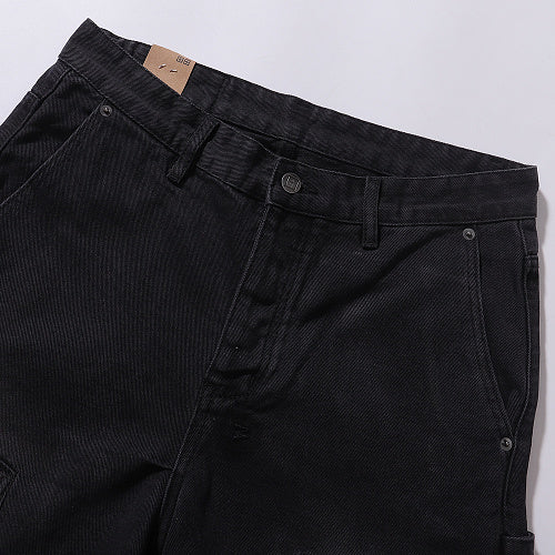 Ksubi Men Blue Baggy Patchwork Denim Shorts