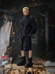 NOMANIAI Functional style outdoor metal zipper set